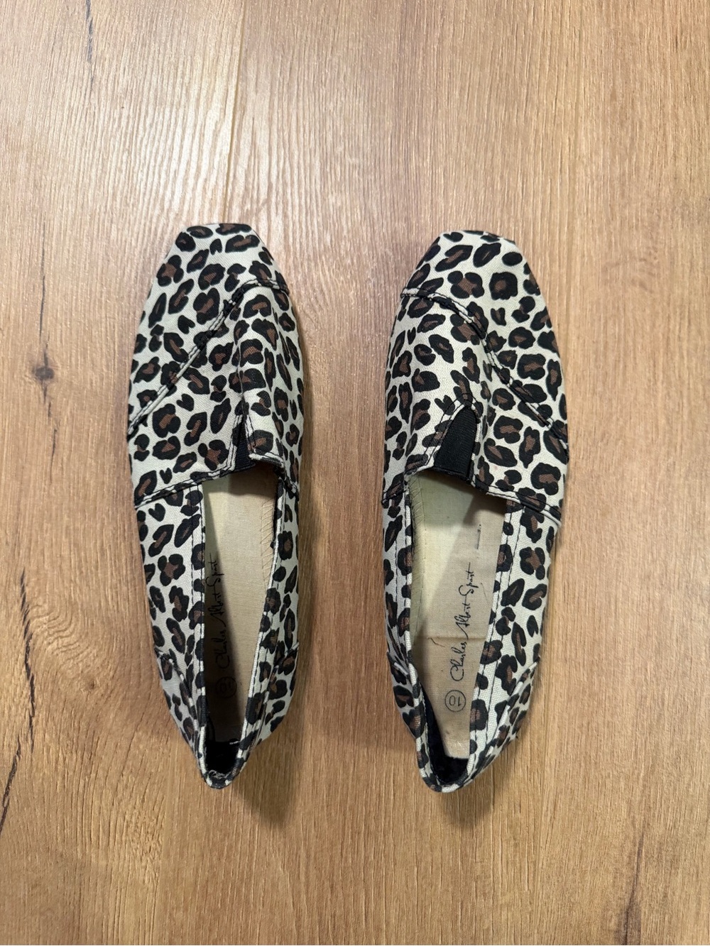 Charles Albert Leopard Print Slip-On Loafers - Black & Brown on Cream